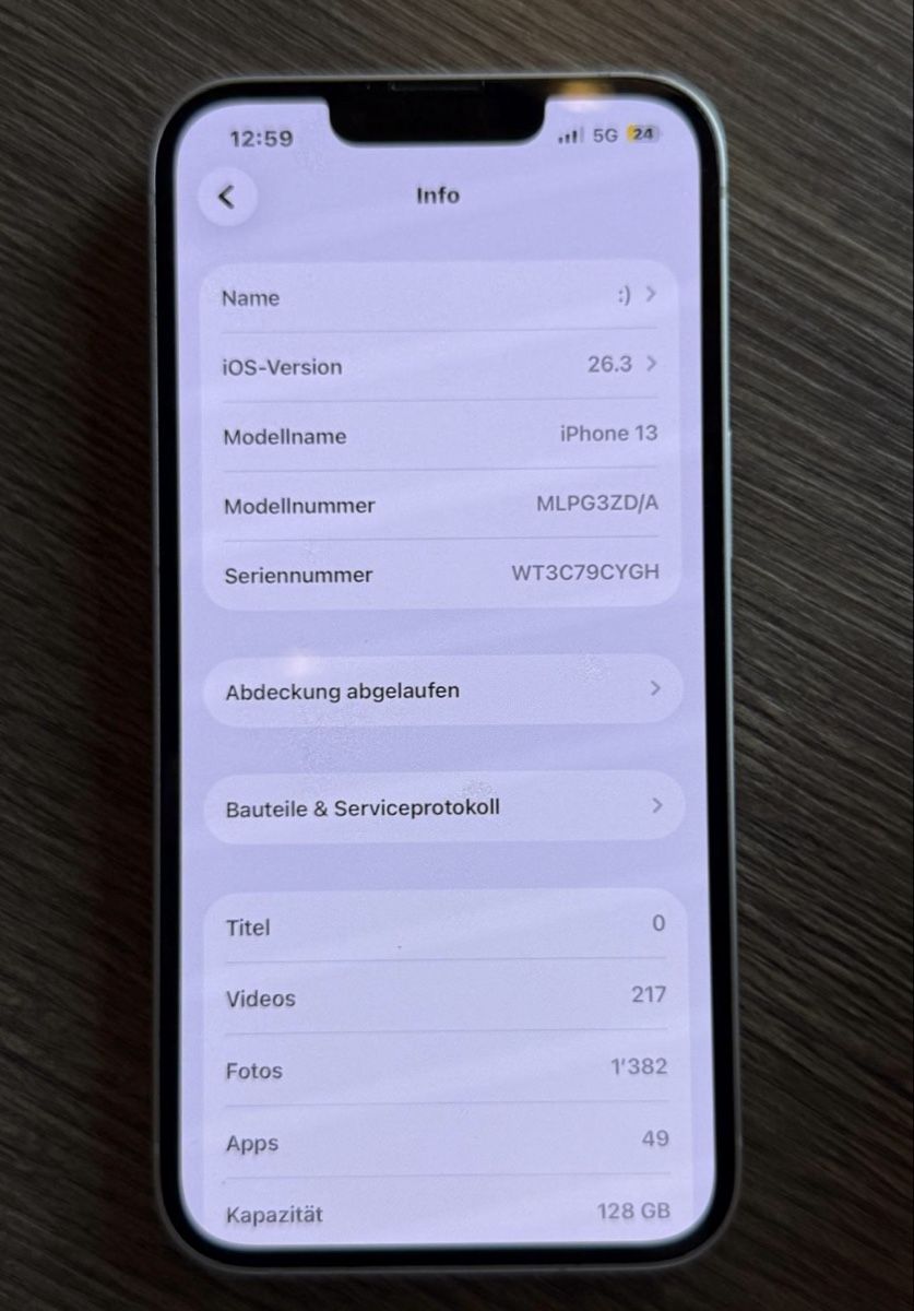 Apple Portables: iPhone 13 128GB Weiss – D'occasion à Herisau par ann_8lgy 8