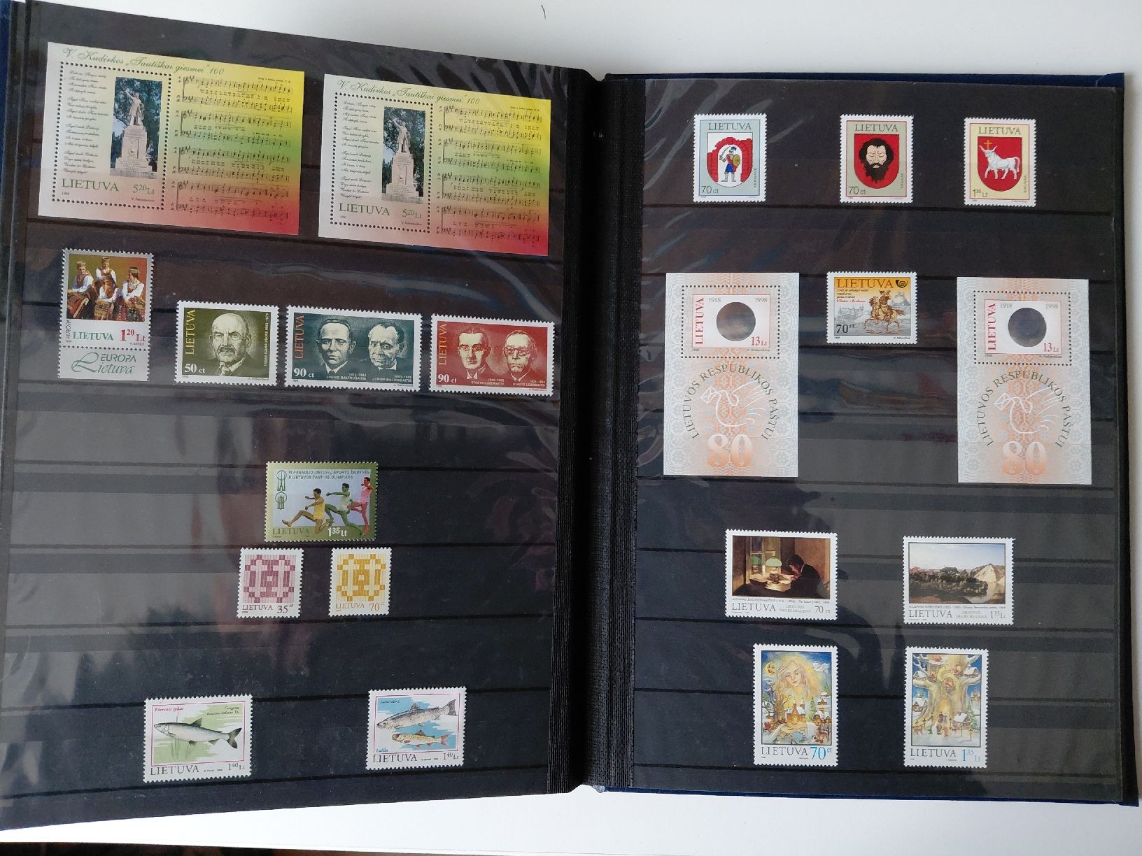 Alle Briefmarken: Litauen Sammlung 1990 - 2007 – Neu (gemäss Beschreibung) aus Greifensee von Retepw 4