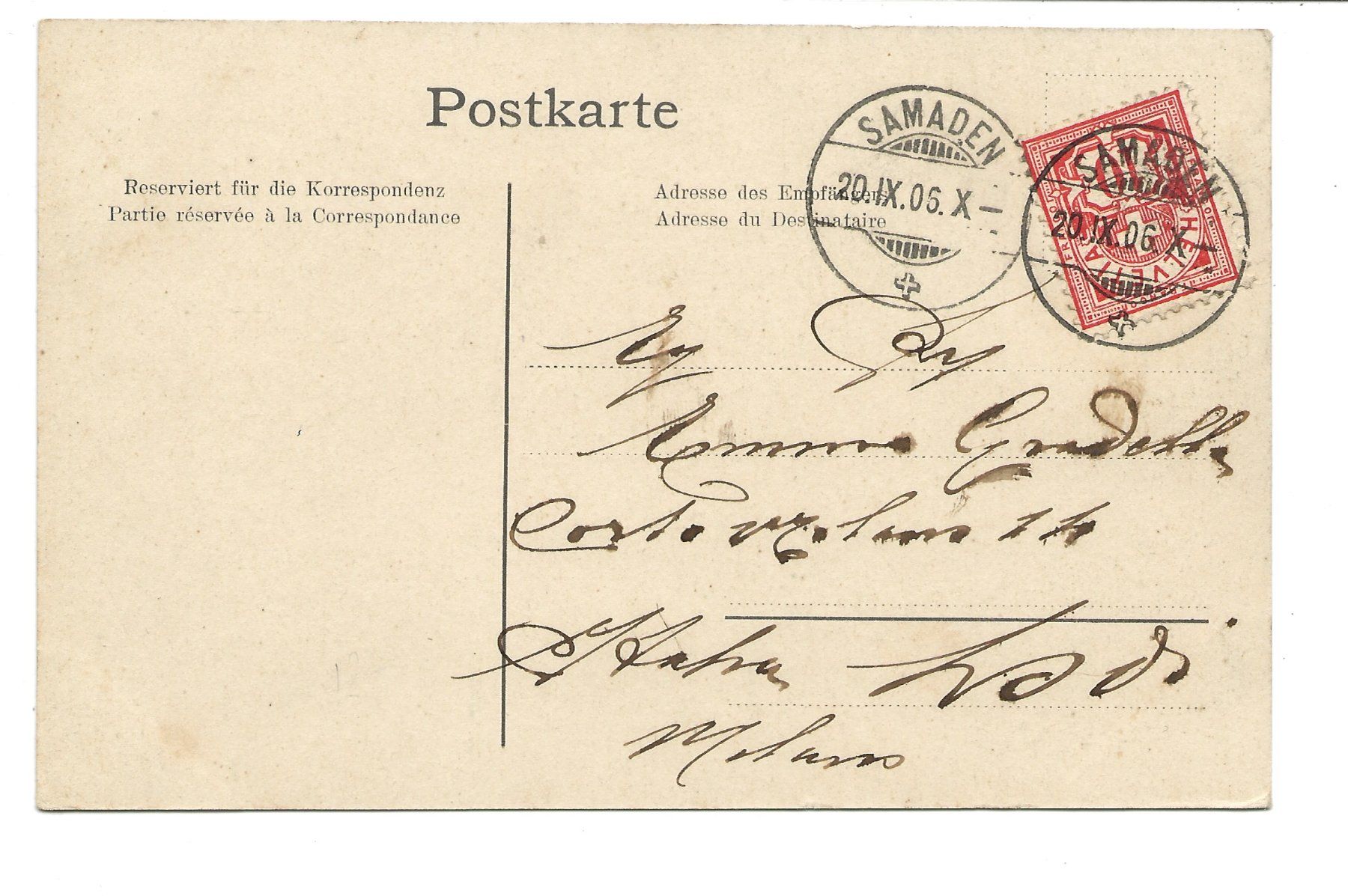 Ansichtskarten: St. Moritz - Engadin (GR) Grand Hotel - Eisfeld - 1906 – Gebraucht aus Engelburg von Cartophil 1
