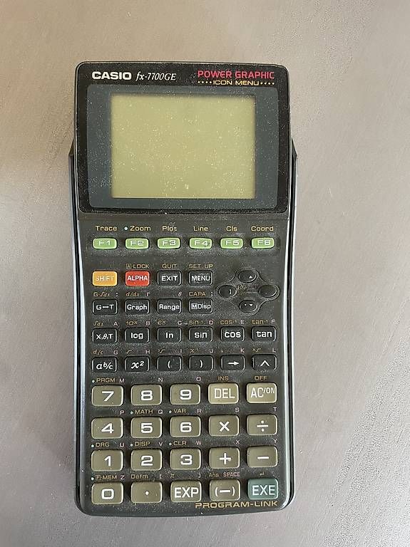Taschenrechner: Casio fx-7700GE Grafikrechner – Gebraucht aus Männedorf von kla_2gbg