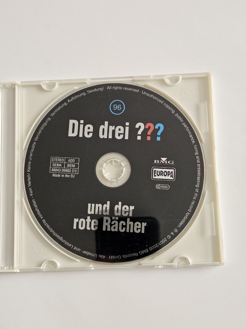 CD: Die drei ??? und der rote Rächer CD Hörspiel – Usato da Oberdorf BL venduto da BaldenEagle