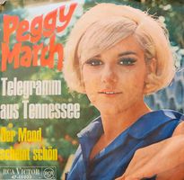 Vinyl Single Peggy March - Telegramm aus Tennessee