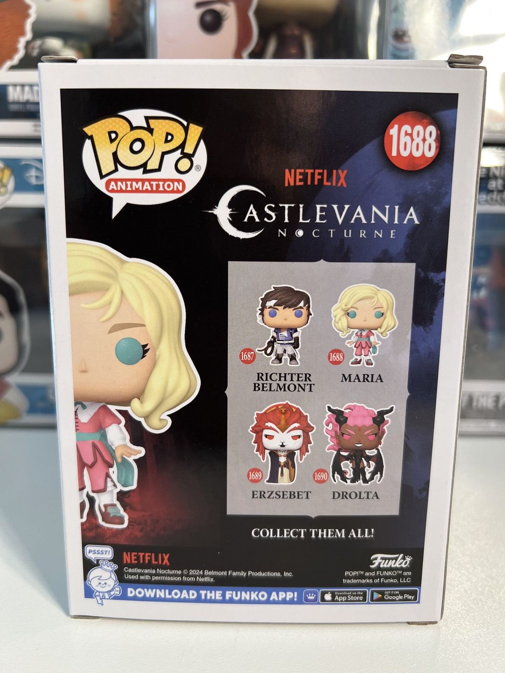 Funko Statuette: Funko POP! Animation Castlevania Nocturne Maria – Nuovo e nell'imballaggio originale da Le Mouret venduto da perfectbijou 2