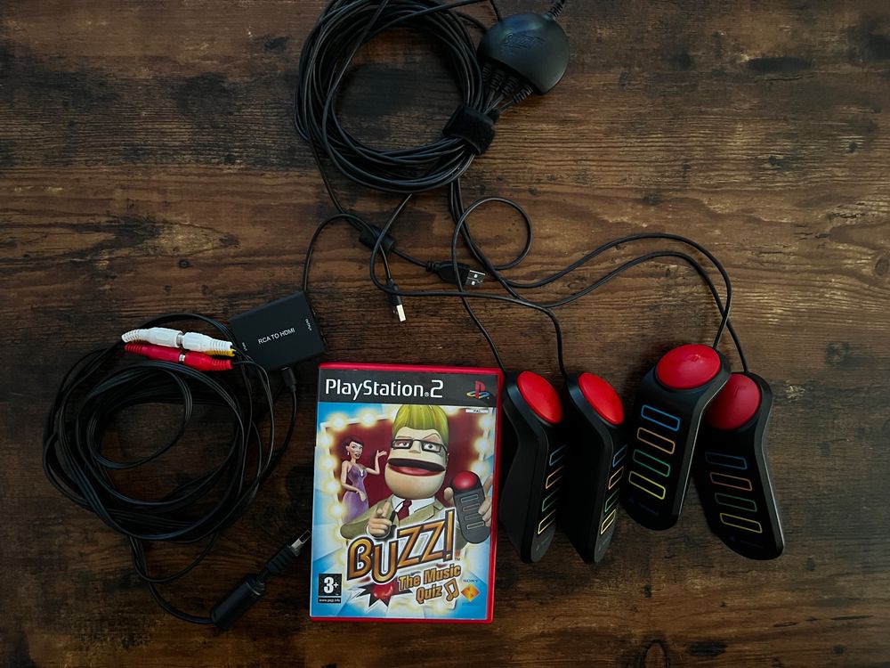 Playstation 2 - Buzz The Music Quiz & Buzz The Mega Quiz (Gebraucht) in ...
