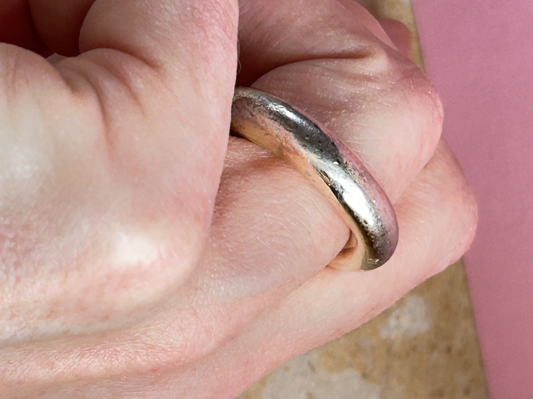Anelli: Schicker Ring Silber Gold Vintage Gr. 57 – Usato da Dittingen venduto da Bellevista 2
