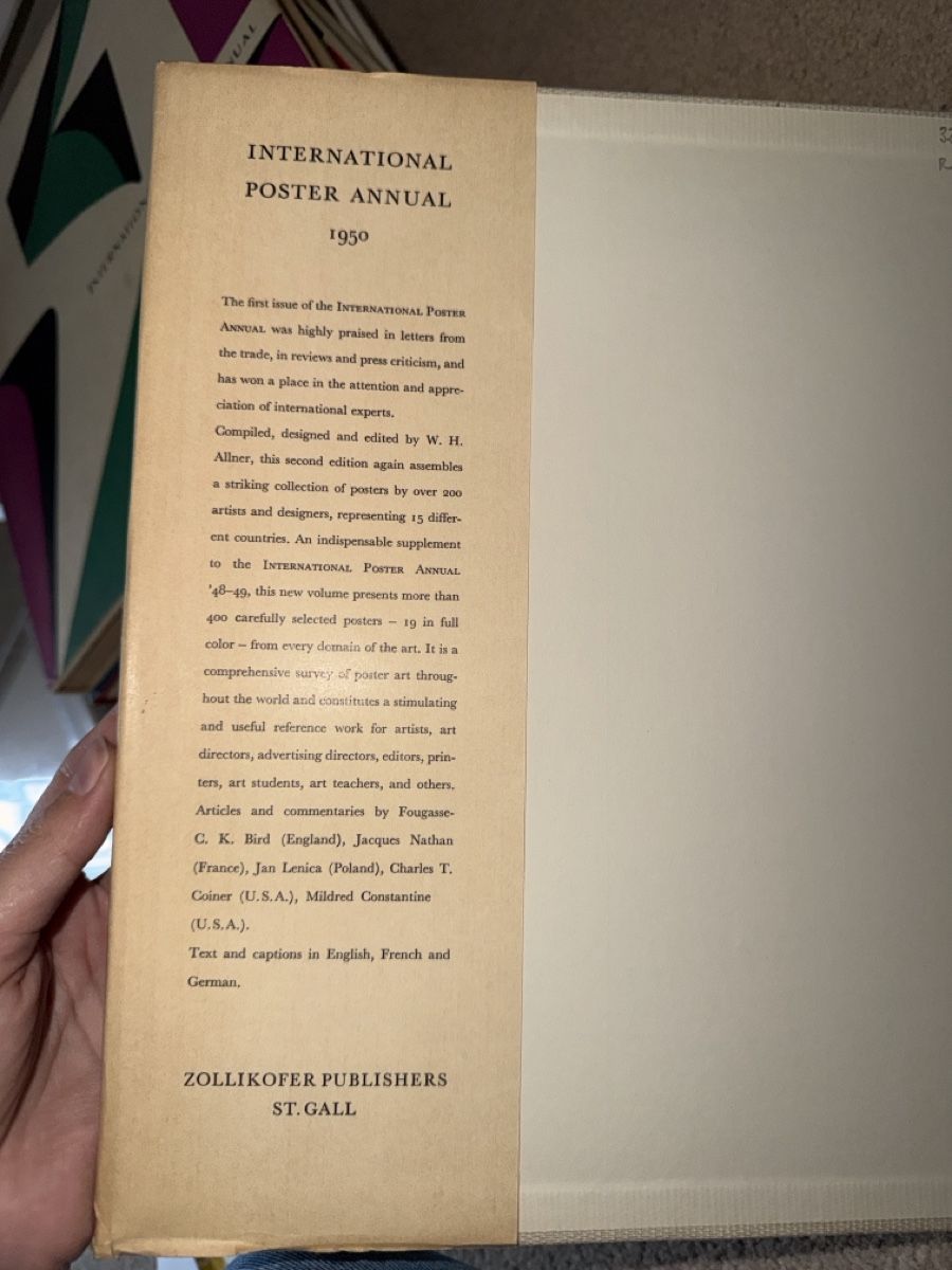 Libri: International Poster Annual 1950 – Usato da Ottenbach venduto da _elena99_ 1