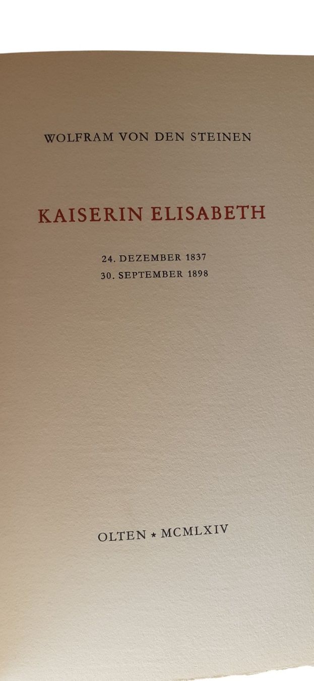 Libri: Kaiserin Elisabeth - Buch – Usato da Mörschwil venduto da lindaswunderkiste 2