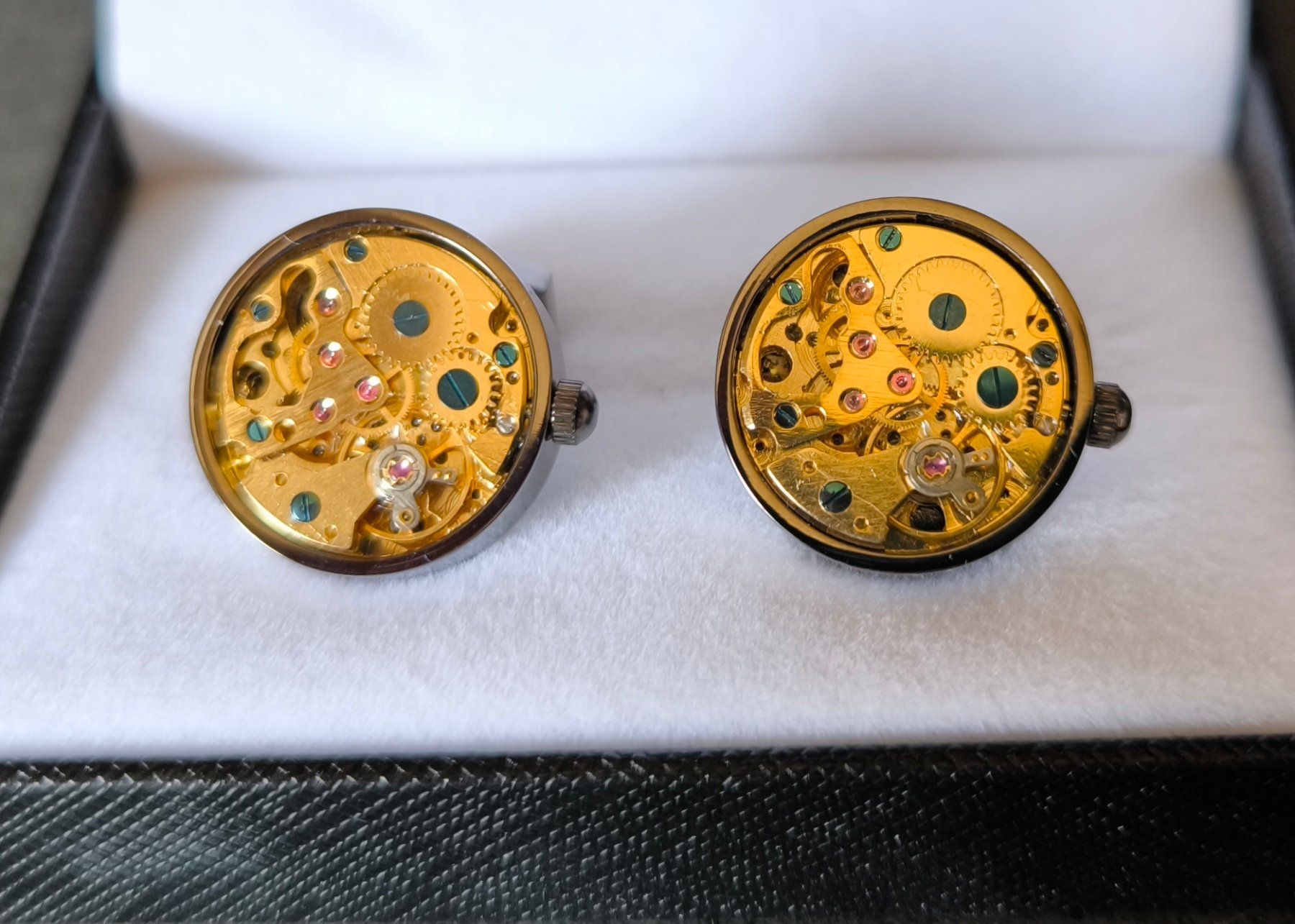 Gemelli: Steampunk Manschettenknöpfe, Cufflinks, Manschetten-Knöpfe – Nuovo (secondo la descrizione) da Schwanden GL venduto da UHRKNALL 3