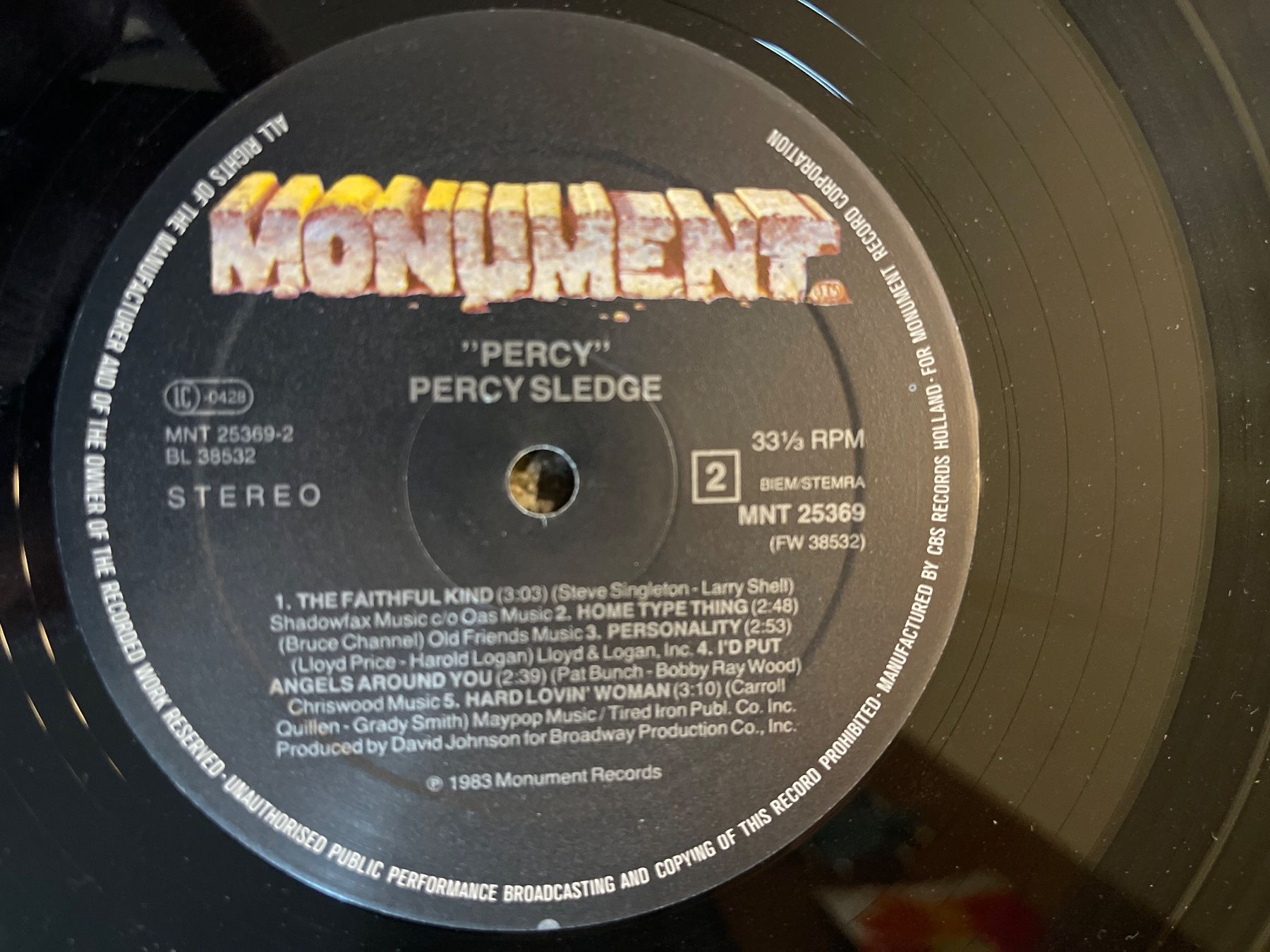 Dischi in vinile: S1673/Percy Sledge - Percy! – Usato da Frutigen venduto da Philippe_jsp 2