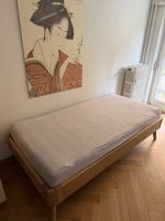 Holzbett mit Lattenrost 100x200 cm guter Zustand
