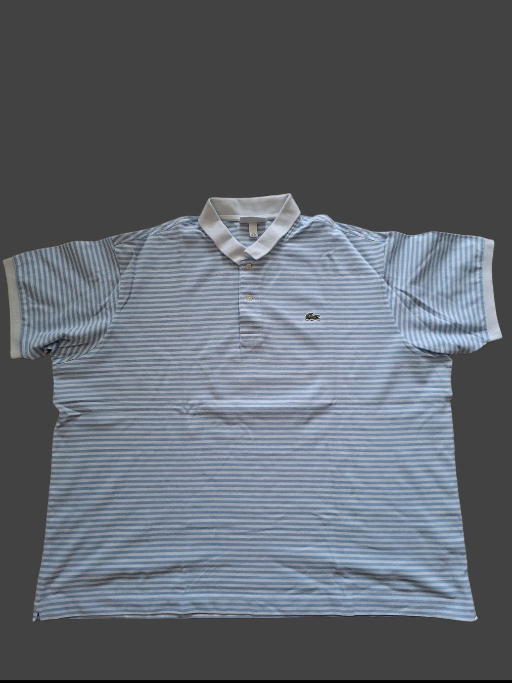Lacoste Magliette Polo: Polo Lacoste rayé bleu et blanc, taille 4XL, – Usato da Renens VD venduto da ser_j2fn 1