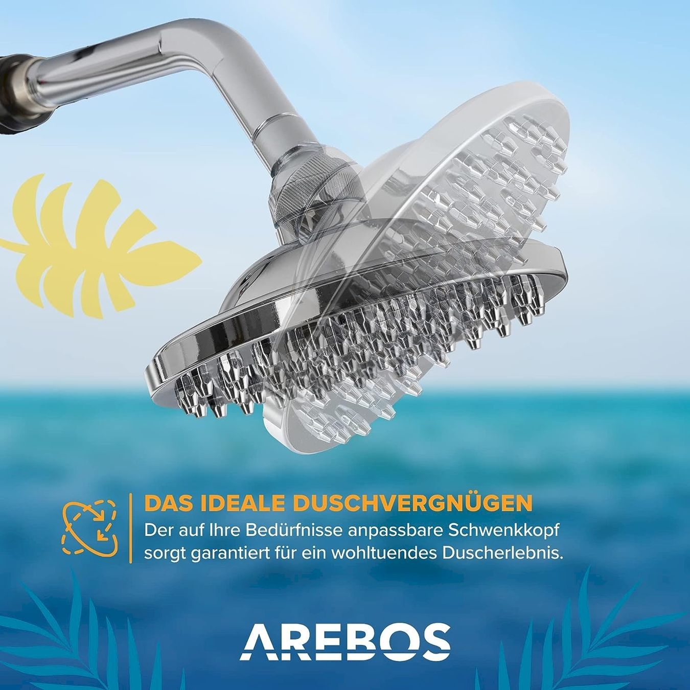 Piscine: AREBOS 60 L Solardusche schwarz/silber – Nuovo e nell'imballaggio originale da Bottighofen venduto da zaap 3