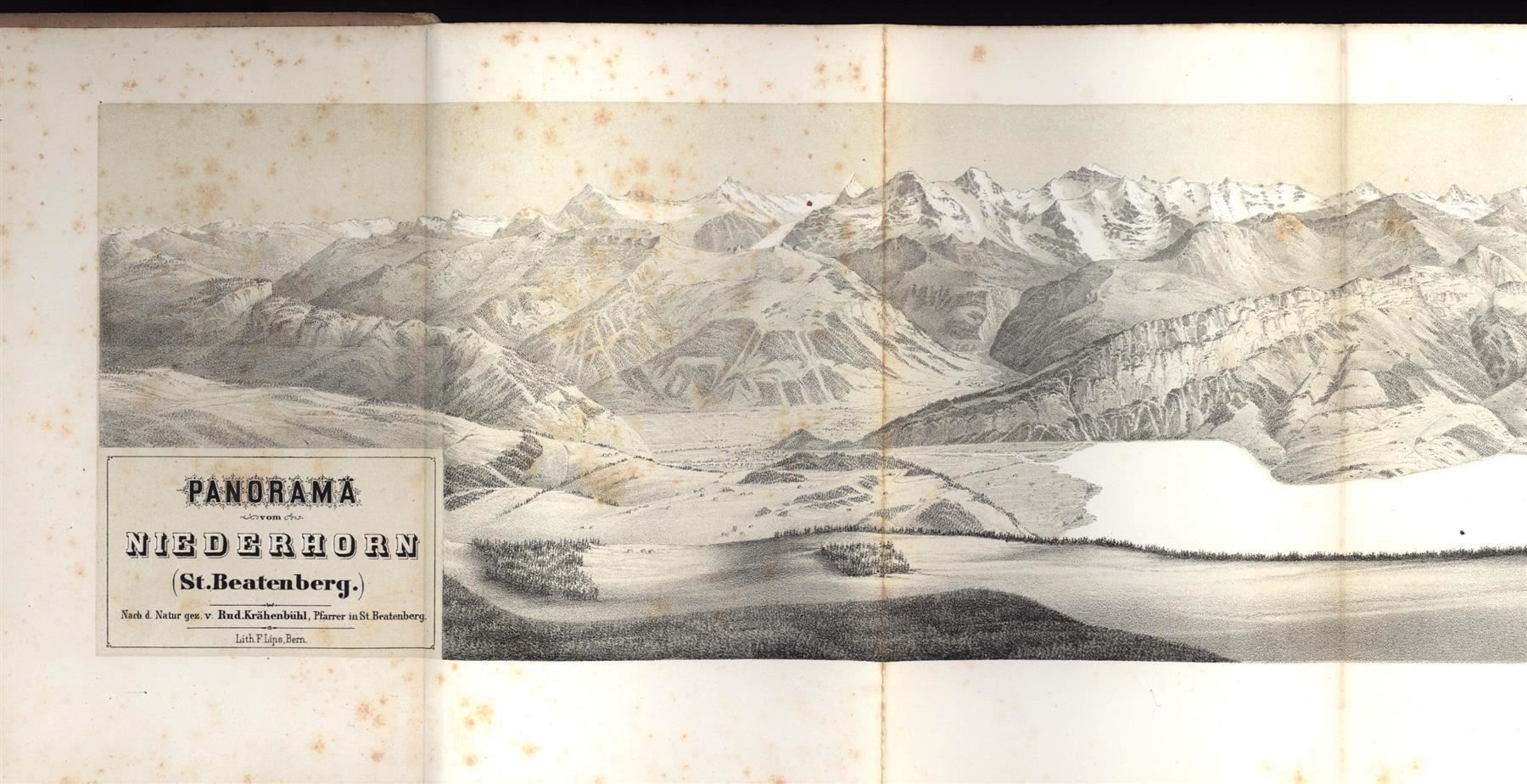 Cartes géographiques & atlas: Beatenberg Panorama von Krähenbühl – D'occasion à Rafz par Helvet32 1