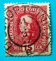 Briefmarken aus Österreich  Kaiser Franz Joseph GESTEMPELT