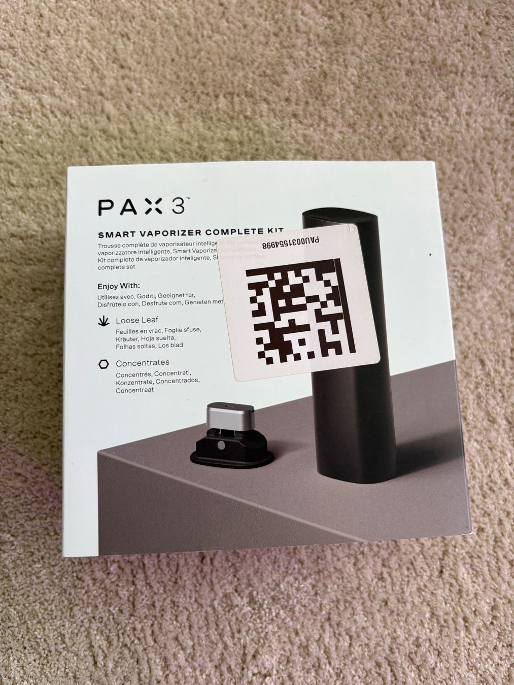 Pax Altri Prodotti per fumatori: PAX 3 Smart Vaporizer Komplett-Set – Usato da Huttwil venduto da MrsCreed