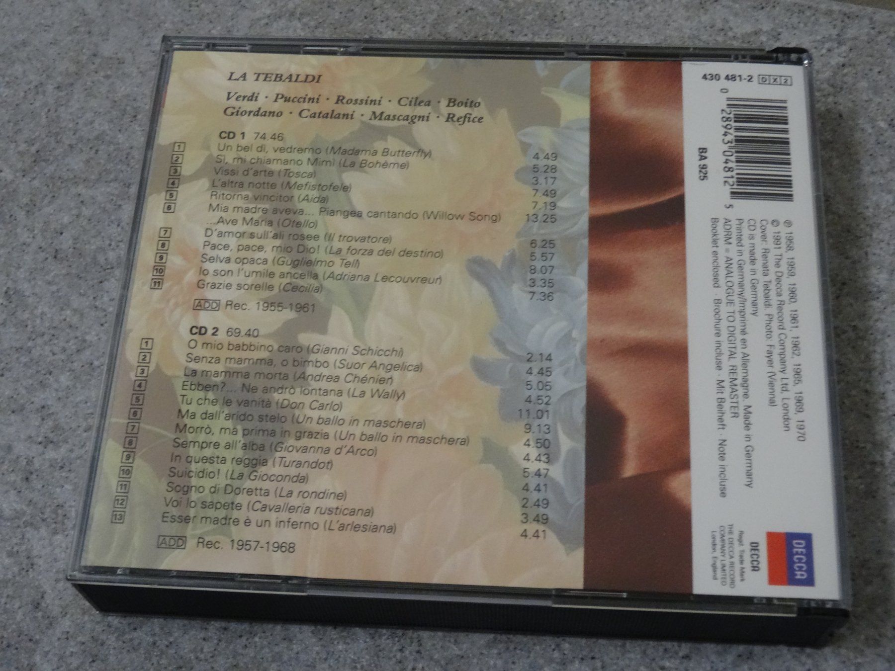 CDs: La Tebaldi CD – D'occasion à Olten par Disc-Ausverkauf 1