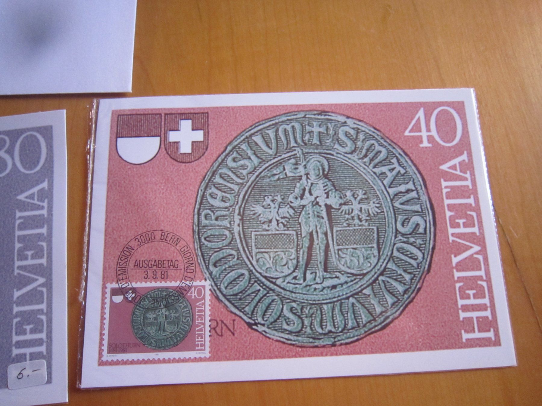 Tutti i francobolli: CH 1981 FDC Serie einzeln 4er und Maximumkarten – Usato da Gordola venduto da Polentaefung 5