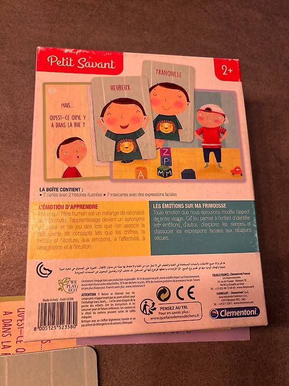 Clementoni Giochi: Jeux pour apprendre les divers émotions – Usato da Chapelle-s-Moudon venduto da vanesso 1