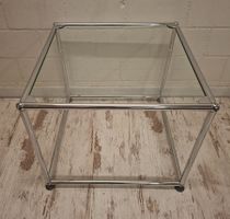 USM Haller Beistelltisch Glas 50x50