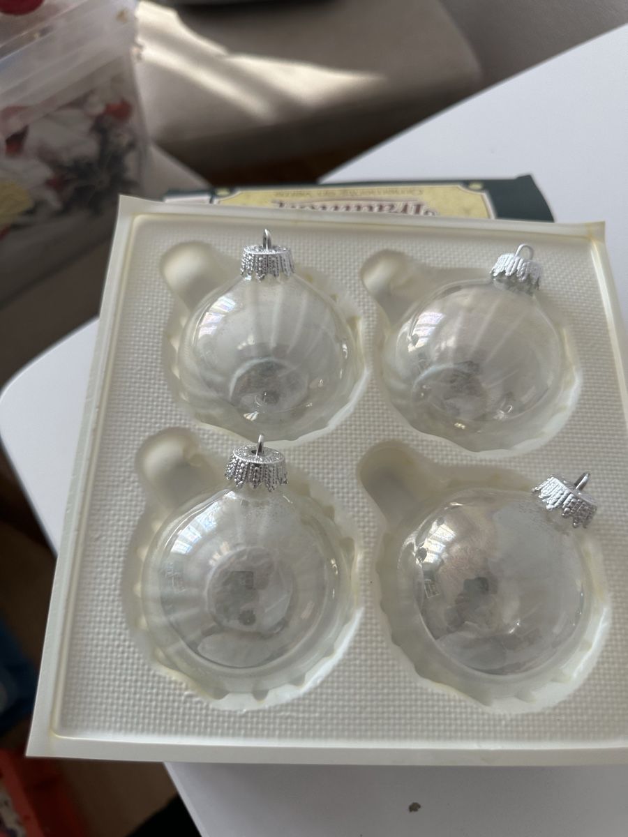 Tutte le decorazioni: Antike Kugeln Glasklar Weihnachten – Usato da Oberentfelden venduto da vilibrand 5