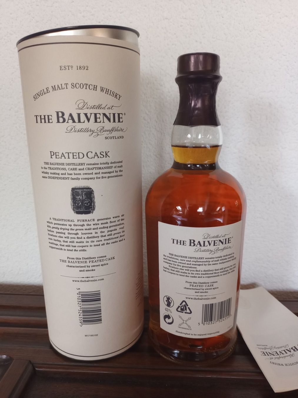 Balvenie Bevande alcoliche: Balvenie Peated Cask 17 Years – Nuovo e nell'imballaggio originale da Spiez venduto da egonolsen 1