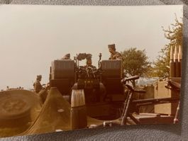 Militär Foto 13x9 Armee 35mm Flab. Kanone WK, 80 Jahre