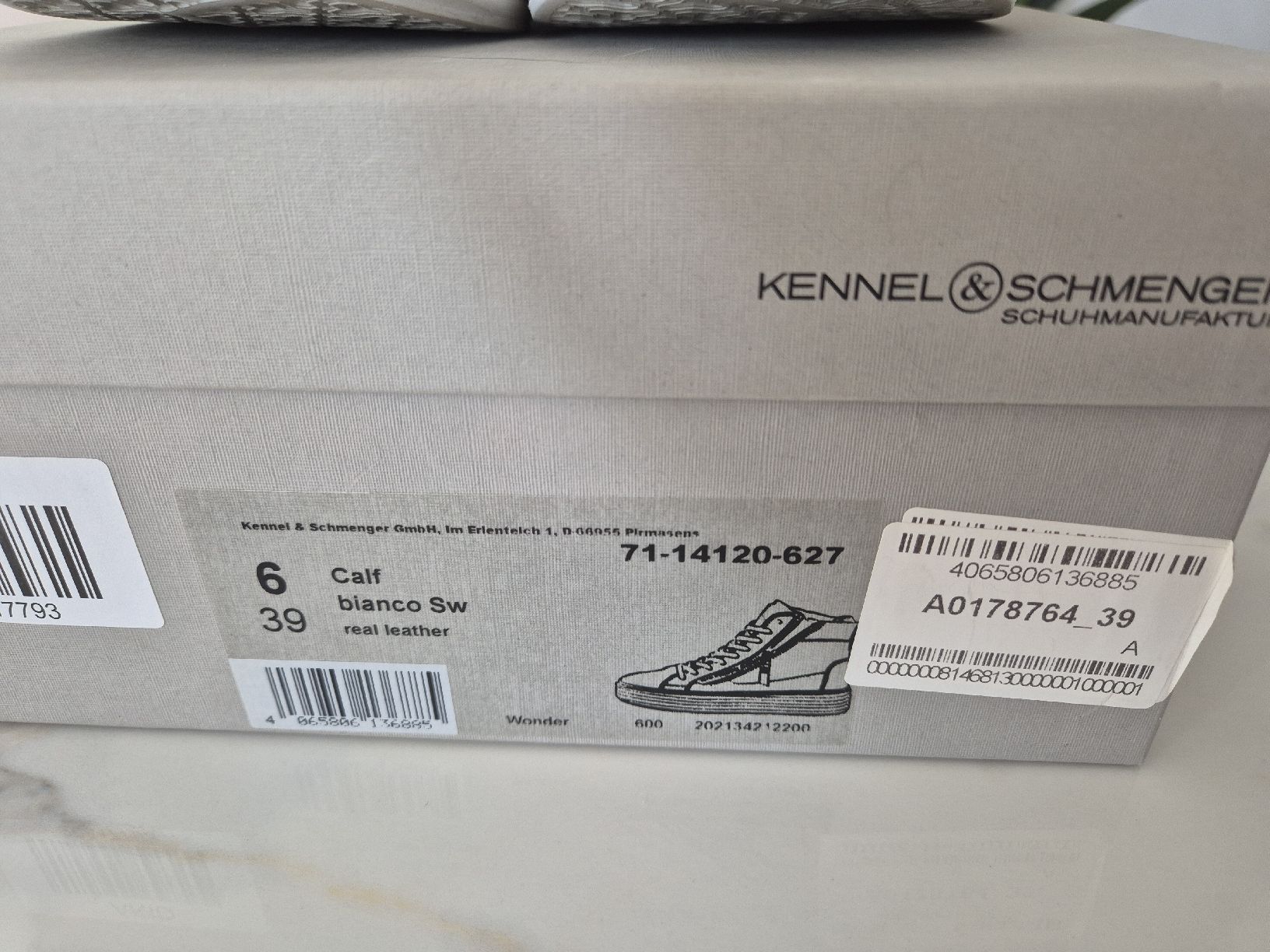 Kennel + Schmenger Scarpe da donna: Kennel & Schmenger Sneaker Weiss Gr. 39 Echtleder – Usato da Niederrohrdorf venduto da Sistarr 2