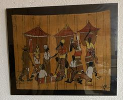 Afrikanisches Batik Bild (Dekoration)