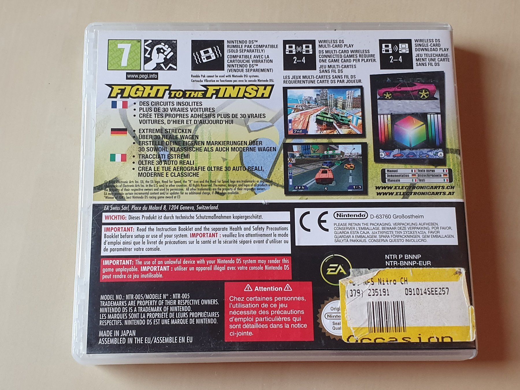 Nintendo Giochi: Need for Speed Nitro – Usato da Stansstad venduto da collectorsshop 1