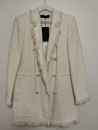 Zara Blazer Creme Farbe Grösse M neu mit Etikett