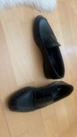 Schwarze Zara Loafer Grösse 38, wie neu