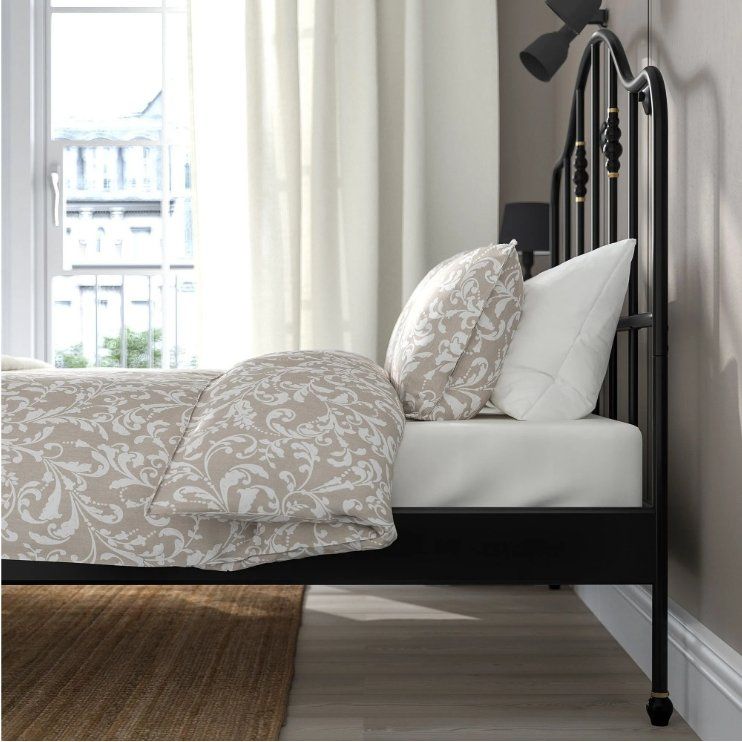 Ikea Letti: SAGSTUA Double Bed & Bed Slats – Usato da Zürich venduto da kri_zhv2 1