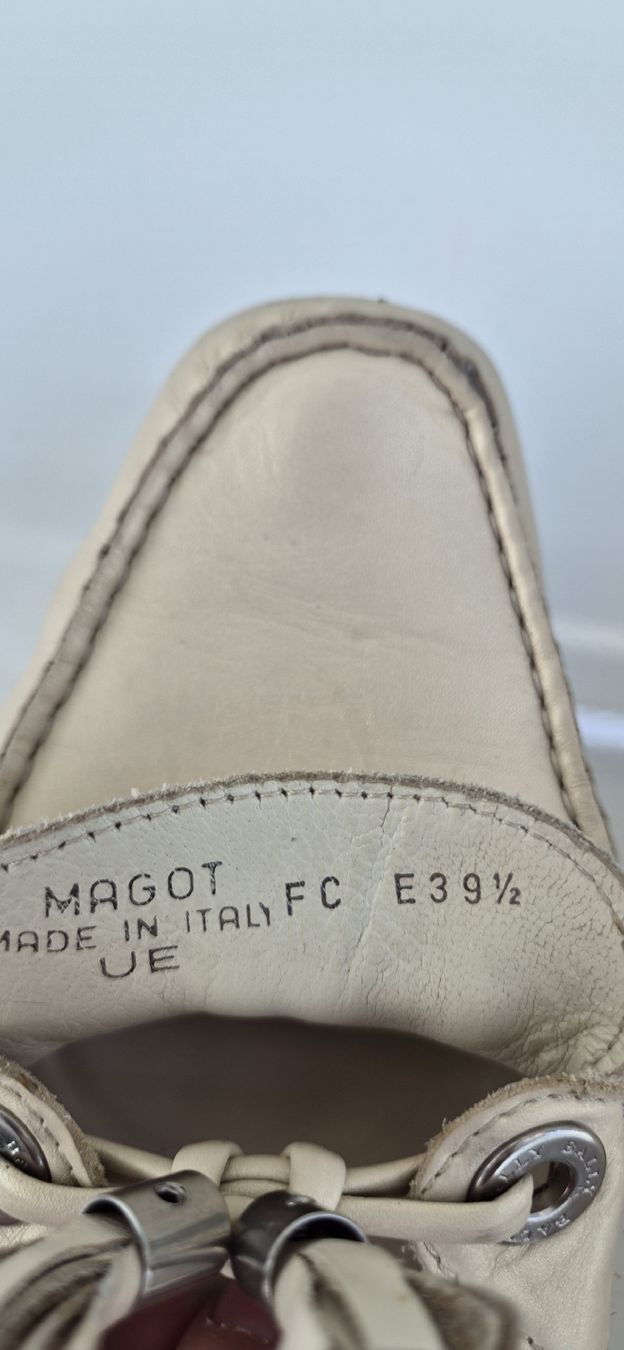 Bally Scarpe da donna: Bally Mokassins beige Leder Grösse 39.5 – Usato da Rapperswil SG venduto da lemiii 5
