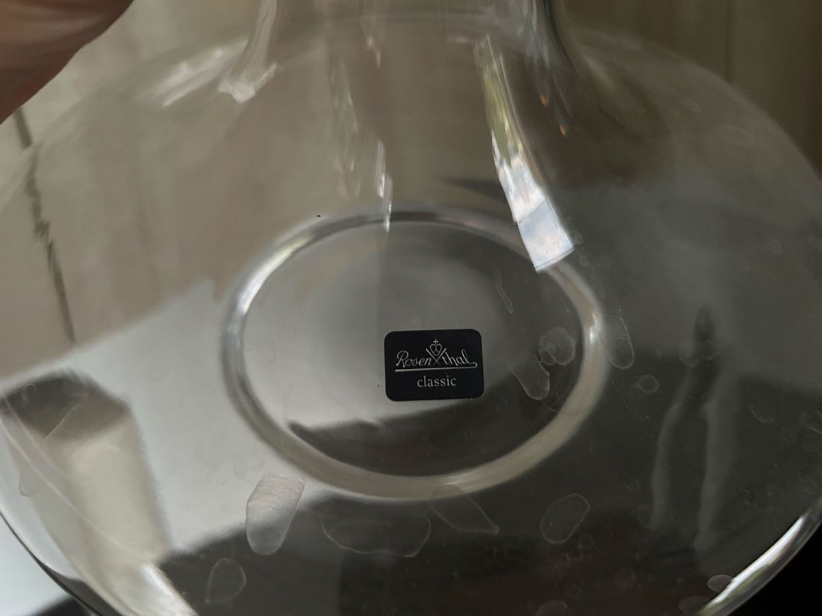 Rosenthal Caraffe: Weinkaraffe Glas Rosenthal Classic – Usato da Thalwil venduto da ste9 1