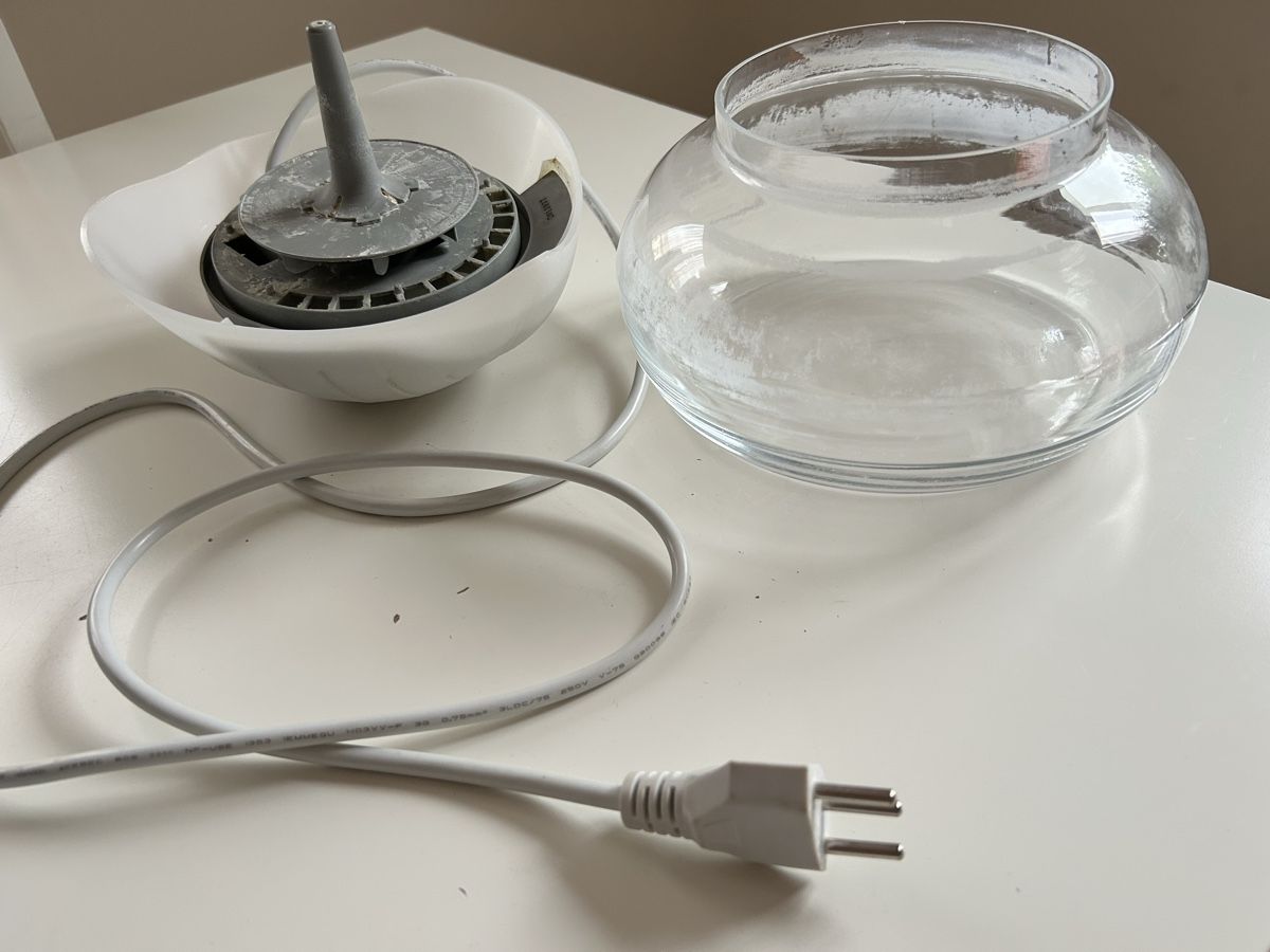 Luftbefeuchter: Goodsphere Luftbefeuchter weiss mit Glasbehälter  – Gebraucht aus Oftringen von Solima 1