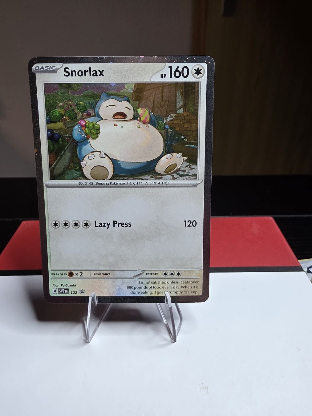 Pokémon Carte collezionabili: Snorlax 122 Promo Cosmos Holo – Usato da Wohlen AG venduto da GreedyPkM