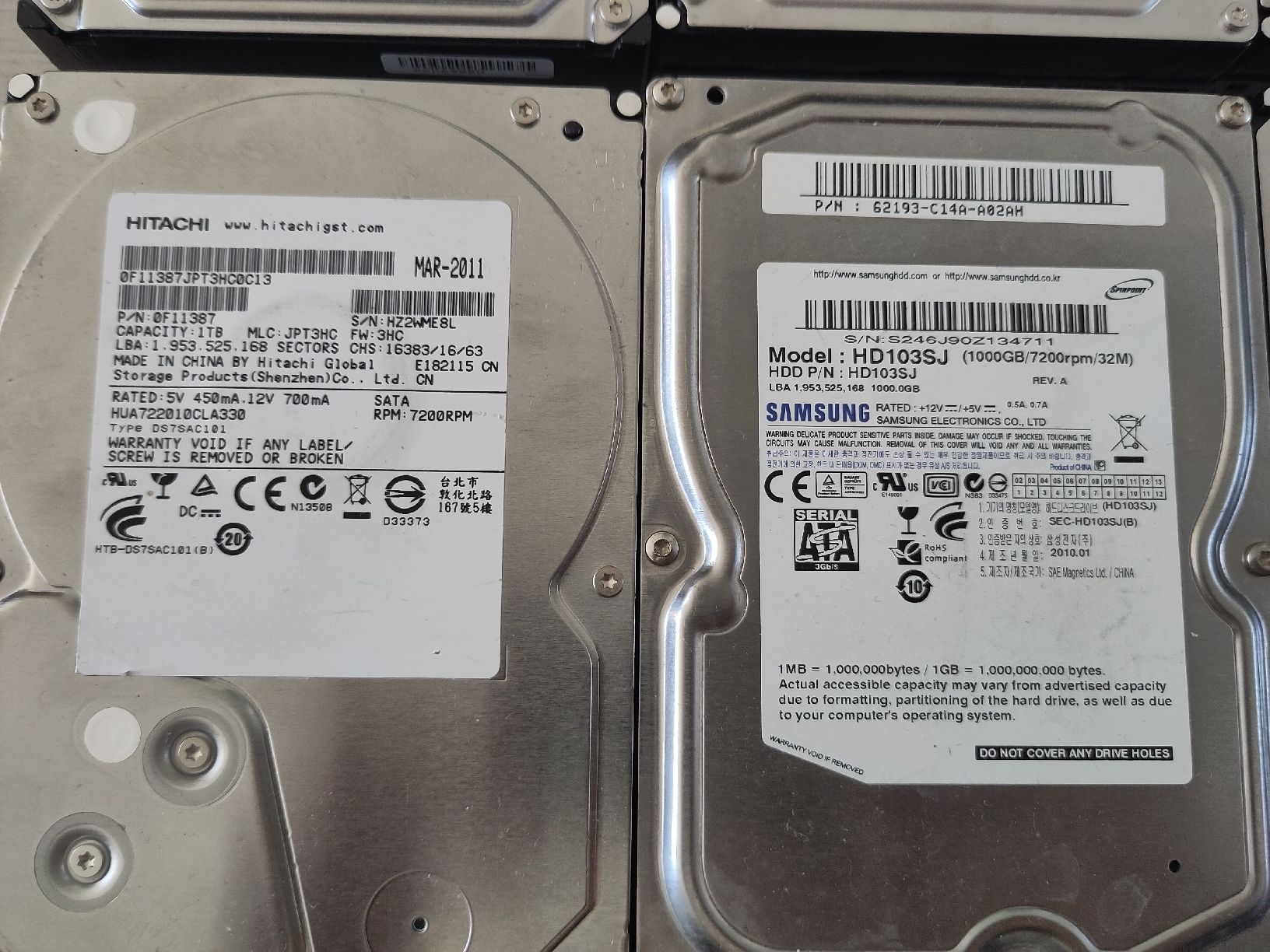 Dischi rigidi: 18x 3.5" HDD 0.25TB - 2TB – Difettoso da Sargans venduto da sve_hjs5 3