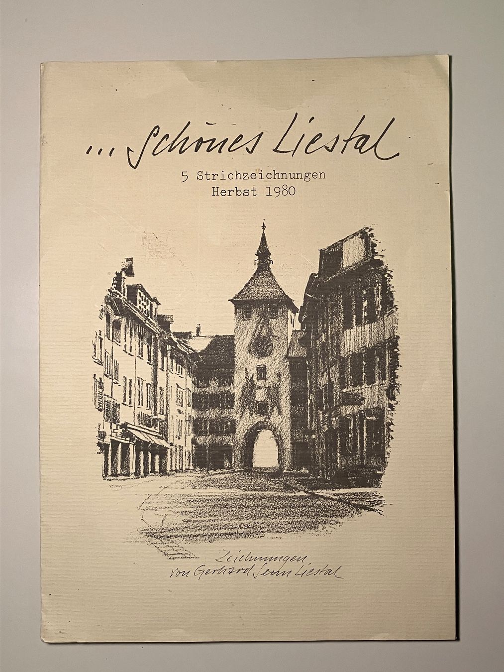 Foto & Immagini: Strichzeichnung Liestal, Gerhard Senn – Usato da Zürich venduto da Marangun