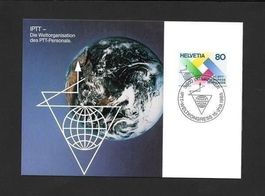 Maximumkarte 719 IPTT Weltkongress Interlaken 15.-21.9.1985