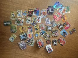 Fussballkarten Trading Cards mit 2 mappen+mystey box100