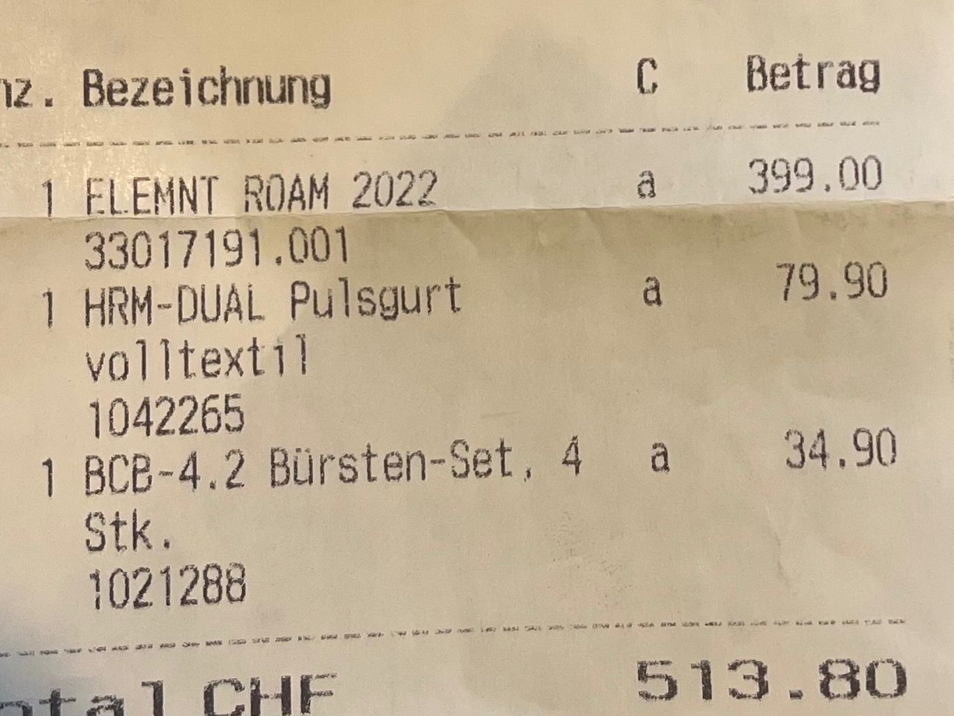 Wahoo Computer & Strumenti di misurazione: Wahoo ELEMNT ROAM + Herzmonitor – Usato da Spiegel b. Bern venduto da tot_xjm7 4