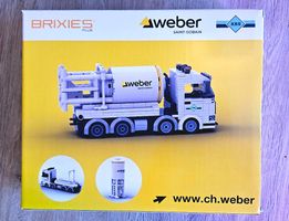 Brixies (wie Lego) 2 Sets - LKW mit Silo & Stapler 