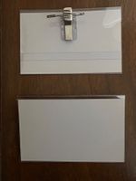 25 Namensschilder, plastifiziert, neu (weitere verfügbar)