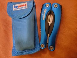 Jumbo Multitool blau mit Etui - Top Zustand!