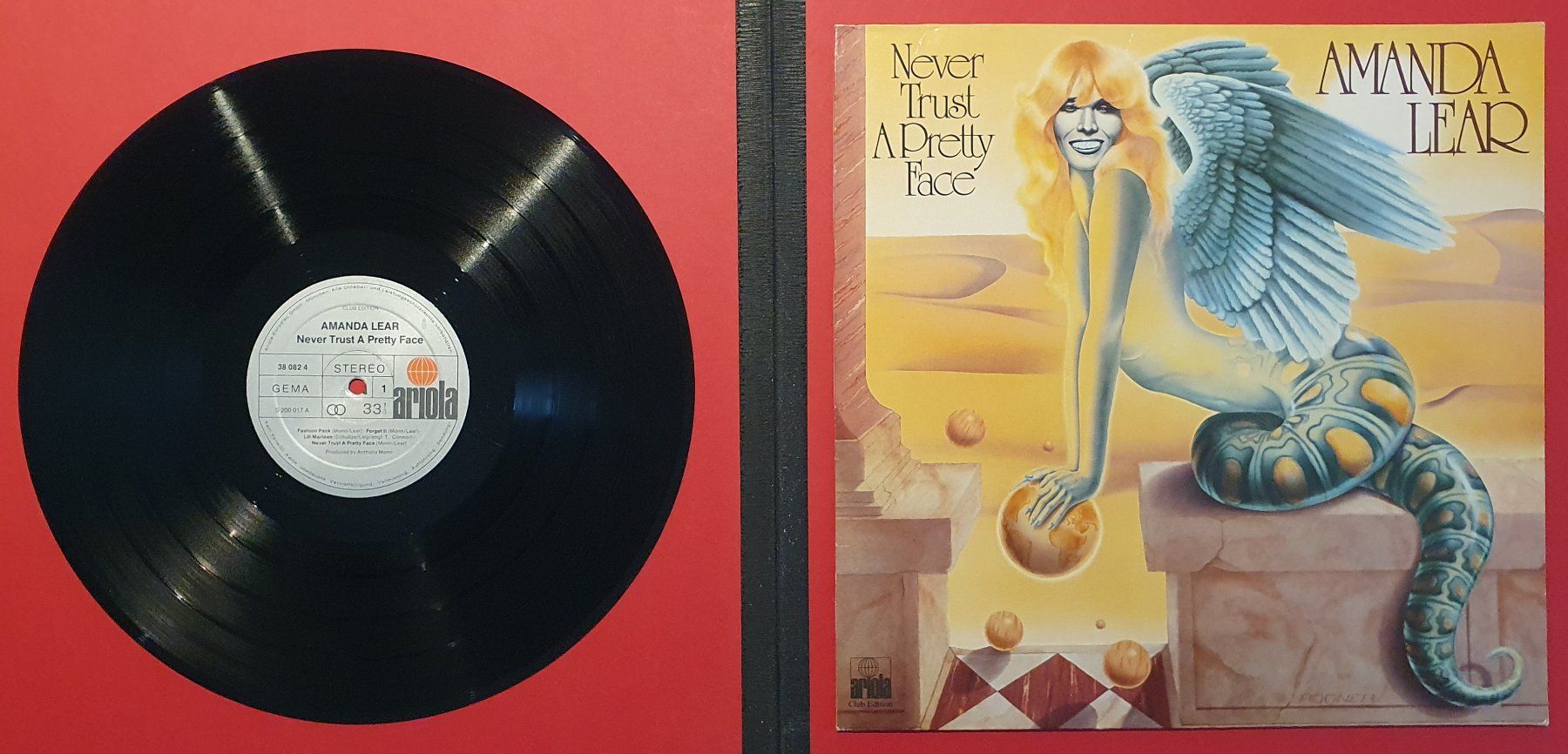 Dischi in vinile: Schallplatte (LP) Amanda Lear - Never Trust A Pretty Face Ed – Nuovo (secondo la descrizione) da Illnau venduto da BoFrost 3