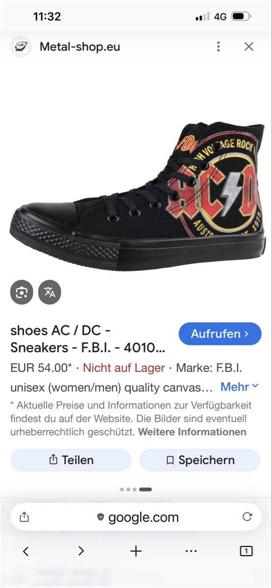 Chaussures hommes: Sneakers  AC / DC – Neuf (Voir description) à Arboldswil par CJDA 6