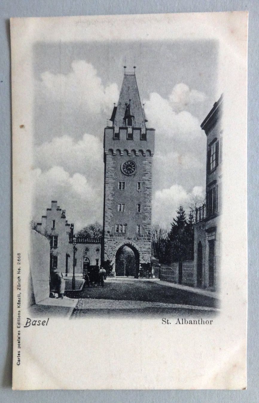 Cartoline postali: Basel, St. Albanthor – Usato da Fétigny venduto da Billy2miny