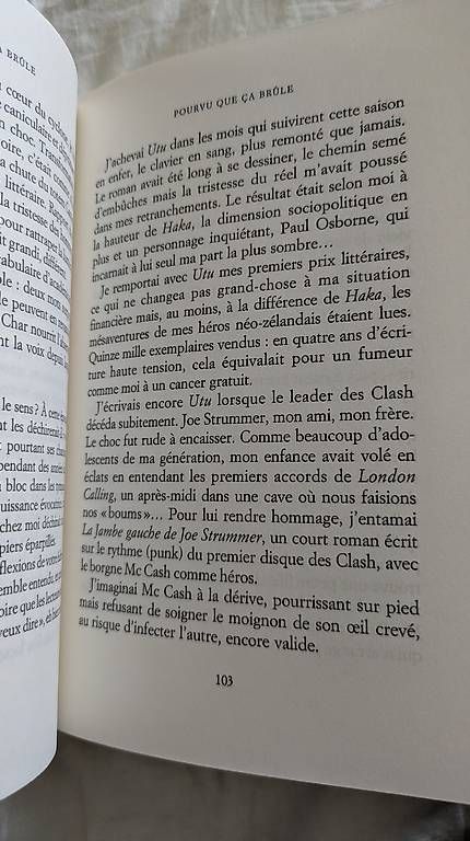 Libri: Pourvu que ça brûle de Caryl Ferey – Usato da Vinelz venduto da rav_h9zs 2