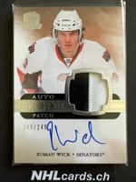 Roman Wick NHL The Cup Rookie Patch Auto Card /249