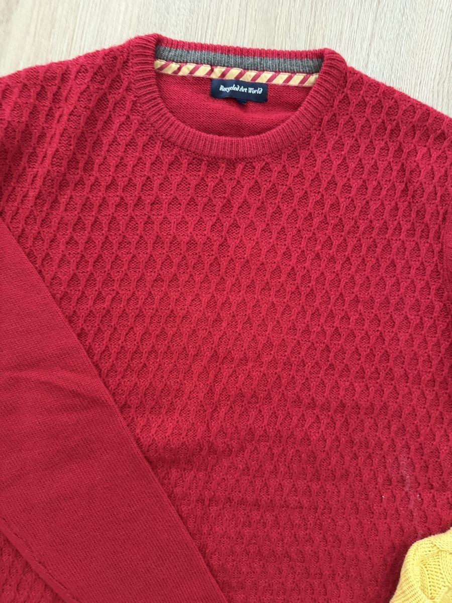 Maglioni & Felpe: Pullover Set: Rot, Gelb Gestreift, Herbst Gr.L – Usato da Füllinsdorf venduto da had_kv5k 2